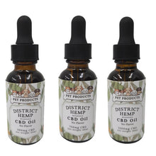 Load image into Gallery viewer, District Hemp Unflavored Pet Oils