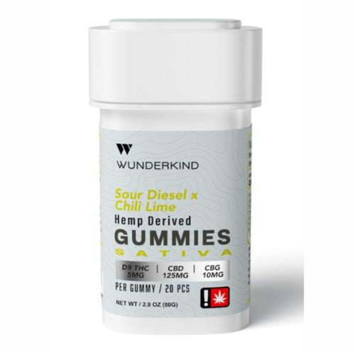 Wunderkind - Chili Lime x Sour Diesel CBD / THC / CBG Gummies