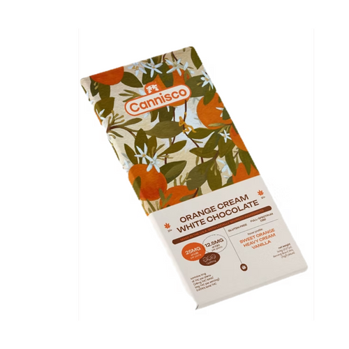 Cannisco Low Dose Orange Cream White Chocolate Bar