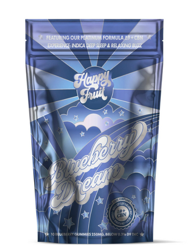 Happy Fruit - Blueberry Dream Delta-9 + CBN Gummies