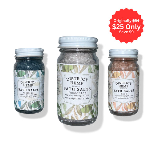 District Hemp Bath Salt Bundle