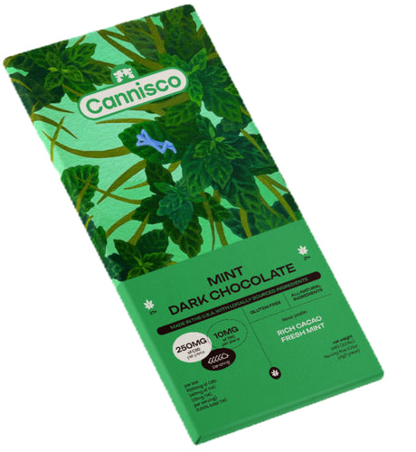 Cannisco Mint Dark High Dose Chocolate Bar