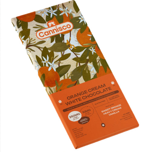 Cannisco High Dose Orange Cream White Chocolate Bar