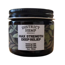 Load image into Gallery viewer, District Hemp Deep Relief Salve Max Strength