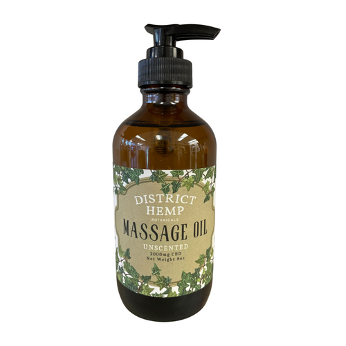 District Hemp CBD-Infused Massage Oil