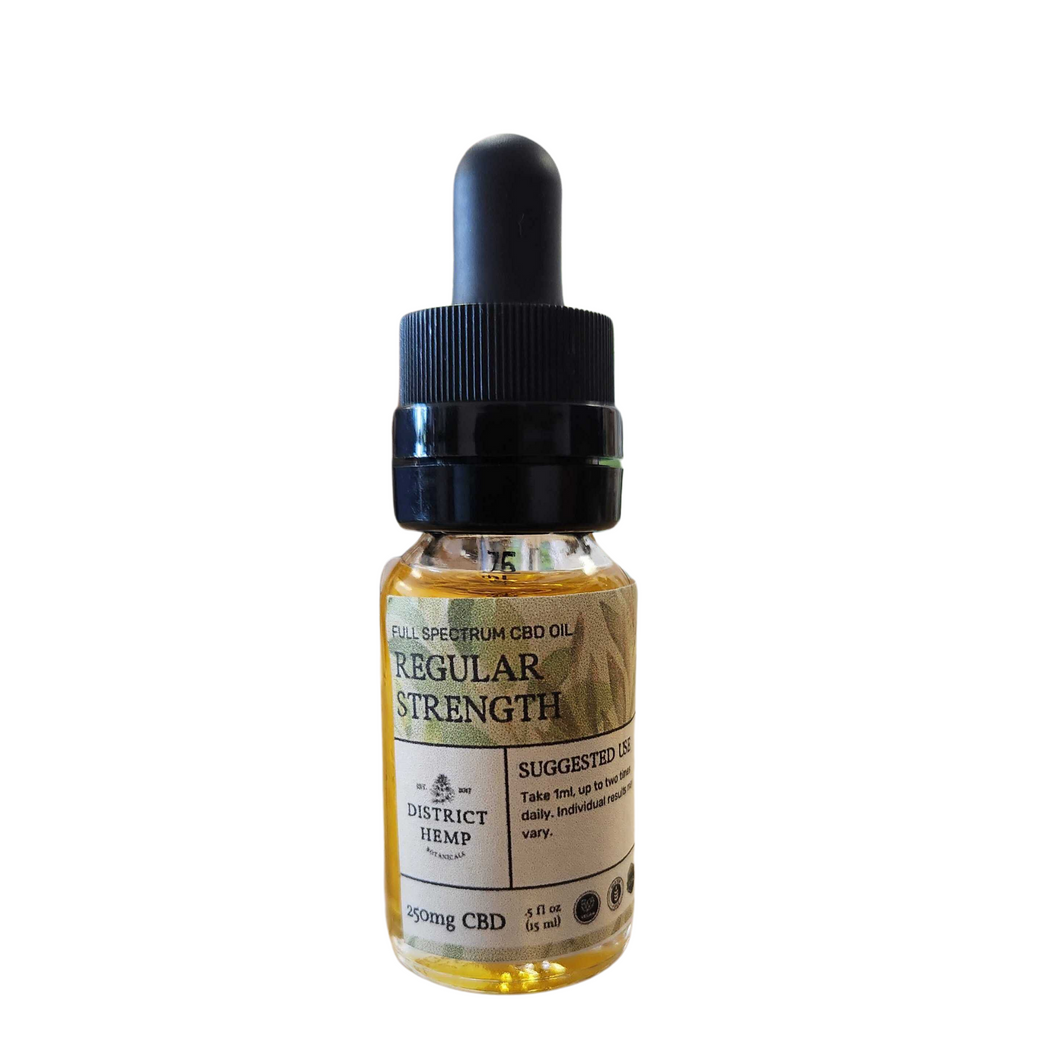 District Hemp Regular Strength Full Spectrum CBD Oil