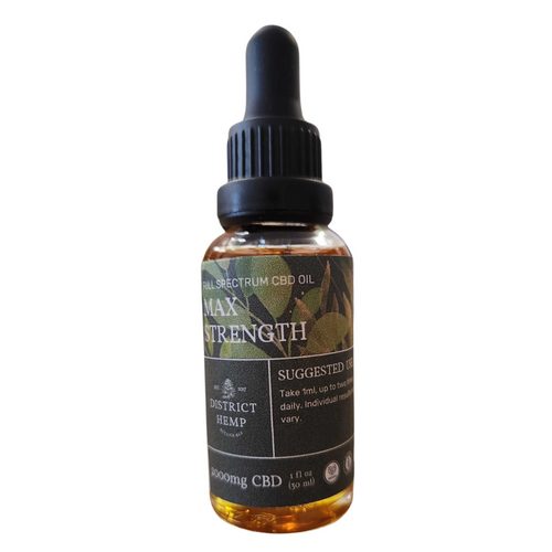District Hemp Max Strength Full Spectrum CBD Oil