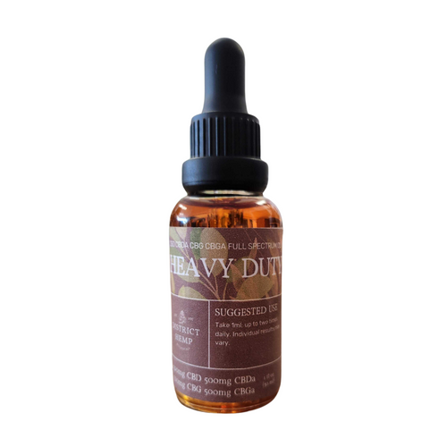 District Hemp Heavy Duty CBD:CBDa:CBG:CBGa Tincture