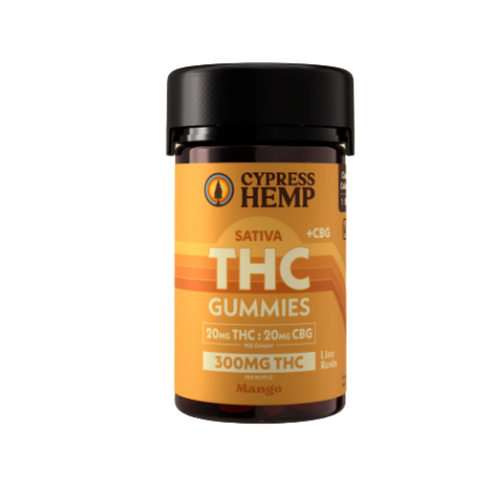 Cypress Hemp - Live Resin Delta-9 THC:CBG Sativa Gummies