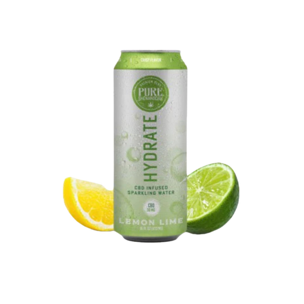 Pure Shenandoah Lemon Lime Sparkling Water