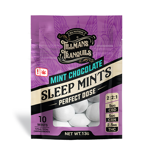 Tillman's Sleep 2:2:1 CBD:CBN:THC Mint Chocolate Mints
