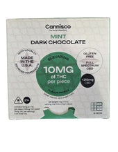 Load image into Gallery viewer, Cannisco High Dose Dark Chocolate Mint Bar 10mg THC 250mg CBD