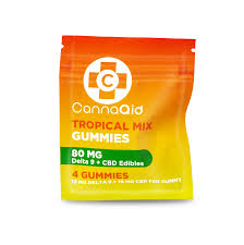 CannaAid Tropical Mix 1:1 Gummies