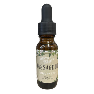 District Hemp CBD-Infused Massage Oil