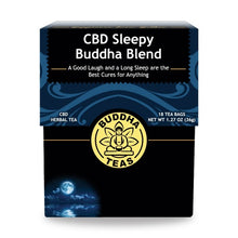 Load image into Gallery viewer, Buddha Teas Sleepy Buddha Blend CBD Tea
