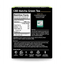 Load image into Gallery viewer, Buddha Teas Matcha Green CBD Tea