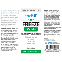 Load image into Gallery viewer, cbdMD Freeze Roll-on